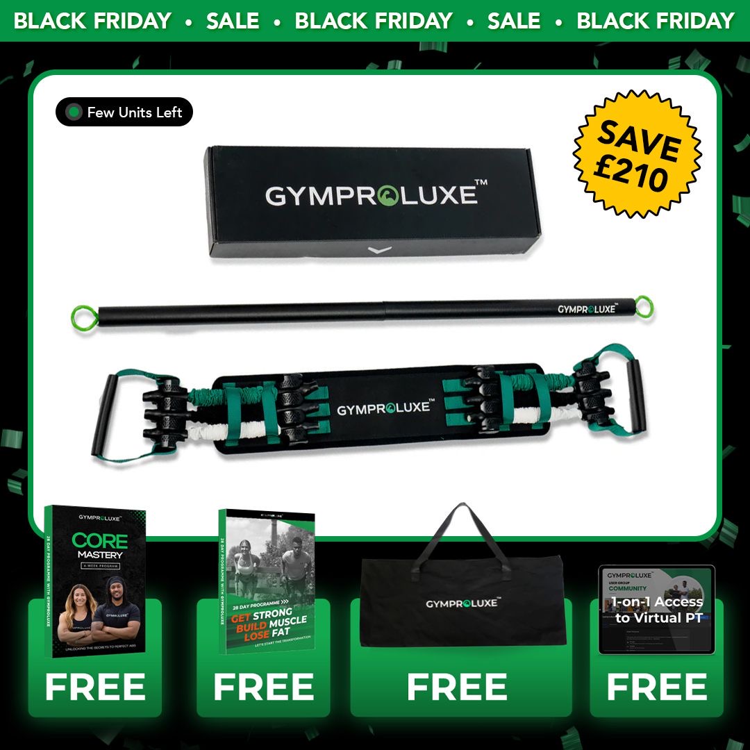 GYMPROLUXE Band and Bar set 2.0 (BLACK FRIDAY BUNDLE)
