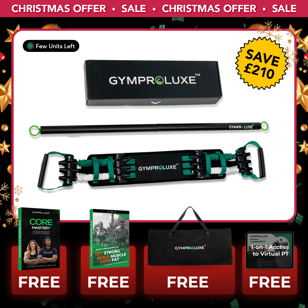 GYMPROLUXE Band and Bar set 2.0 CHRISTMAS BUNDLE Gymproluxe