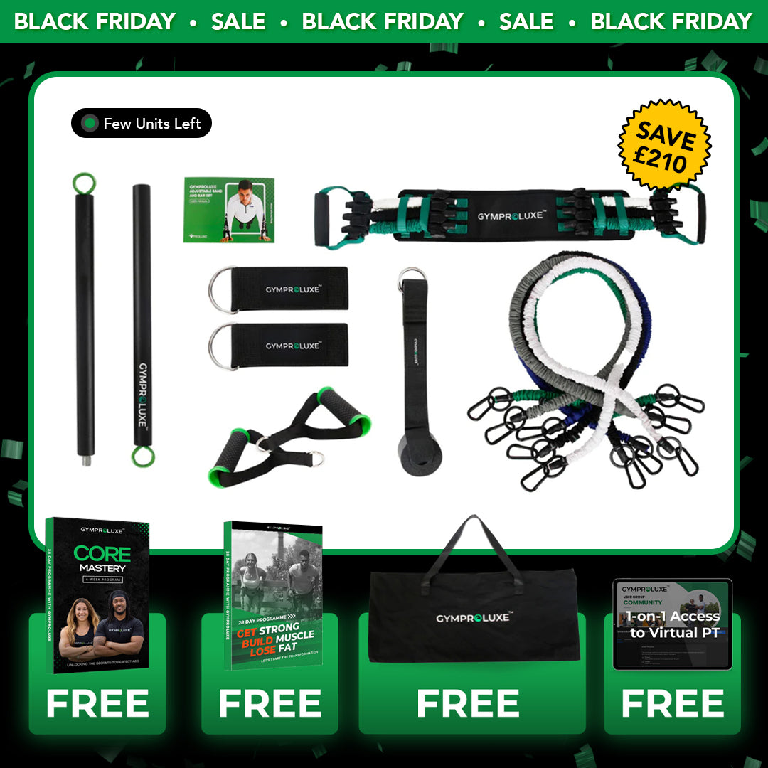 GYMPROLUXE All In One Portable Gym (BLACK FRIDAY BUNDLE)