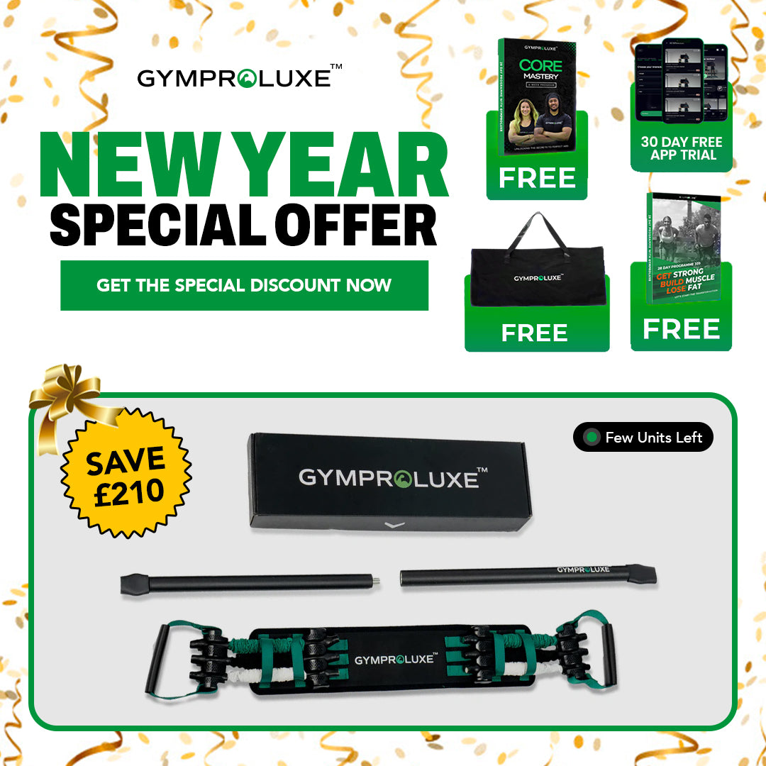 GYMPROLUXE Band and Bar set 2.0 (NEW YEAR BUNDLE)