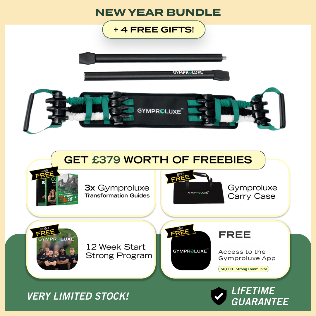 GYMPROLUXE Band and Bar set 2.0 + App (New year bundle)