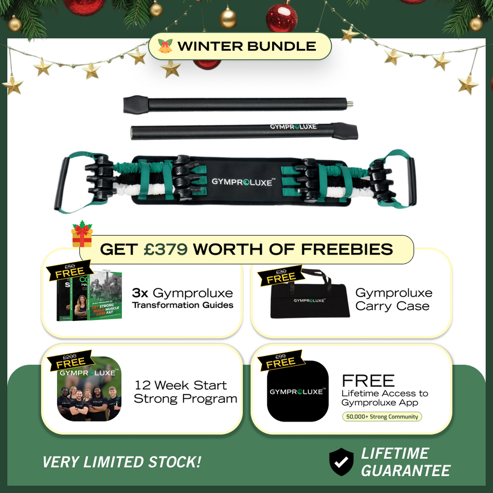 GYMPROLUXE Band and Bar set 2.0 + App (xmas bundle)