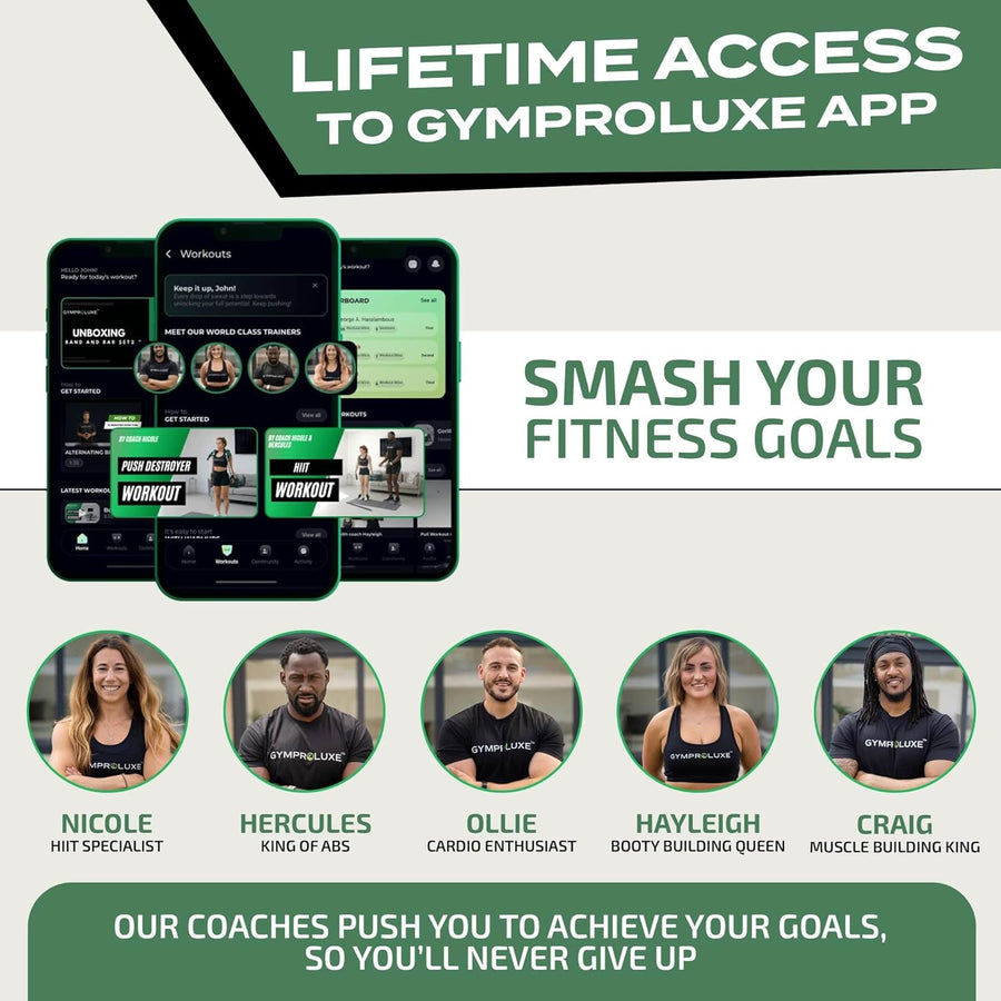 GYMPROLUXE All In One Portable Gym + App (November Bundle)