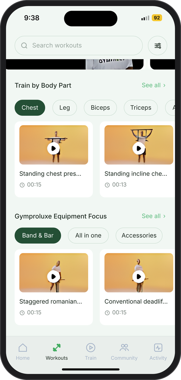 Workouts by Body Part